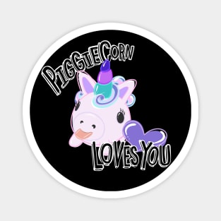 PiggieCorn Loves You! Magnet